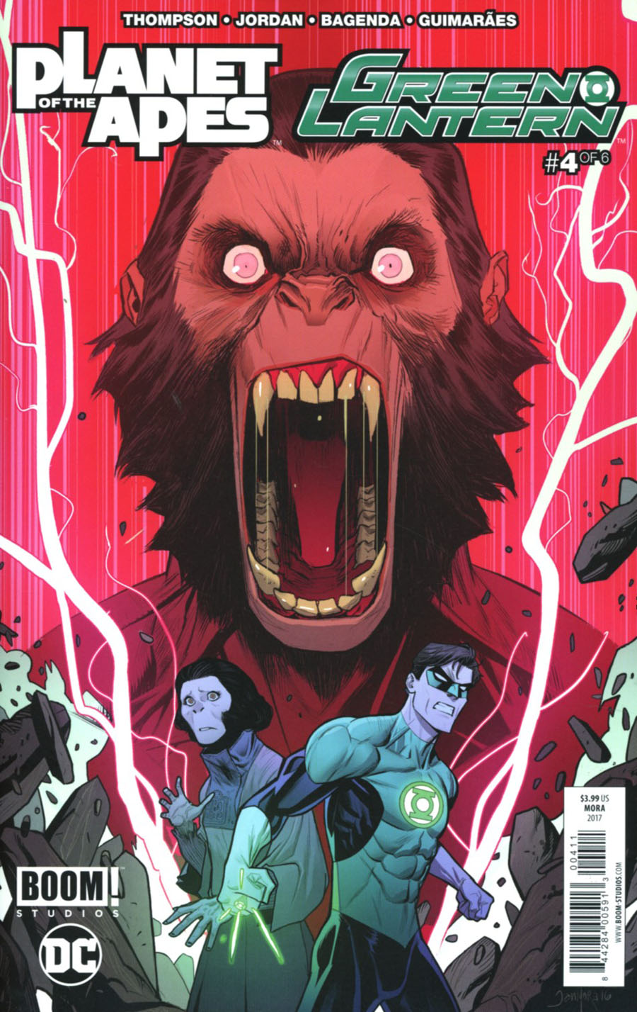 Planet Of The Apes Green Lantern #4 Cover A Regular Dan Mora Cover