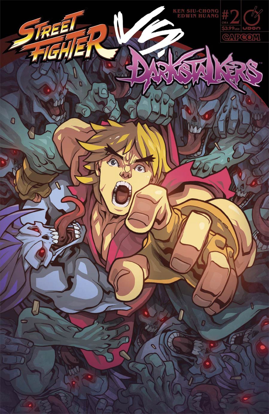 Street Fighter vs Darkstalkers #2 Cover A Regular Edwin Huang Story Cover