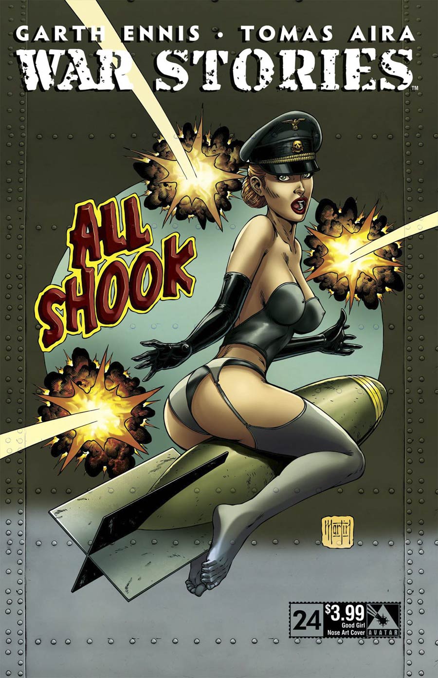 War Stories #24 Cover C Good Girl Nose Art Cover
