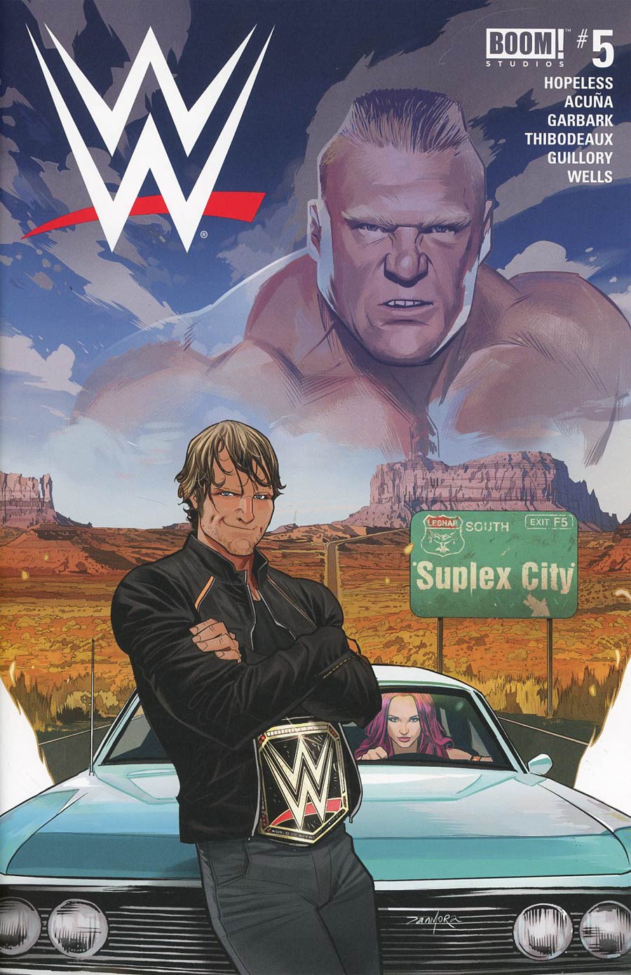 WWE #5 Cover A Regular Dan Mora Cover