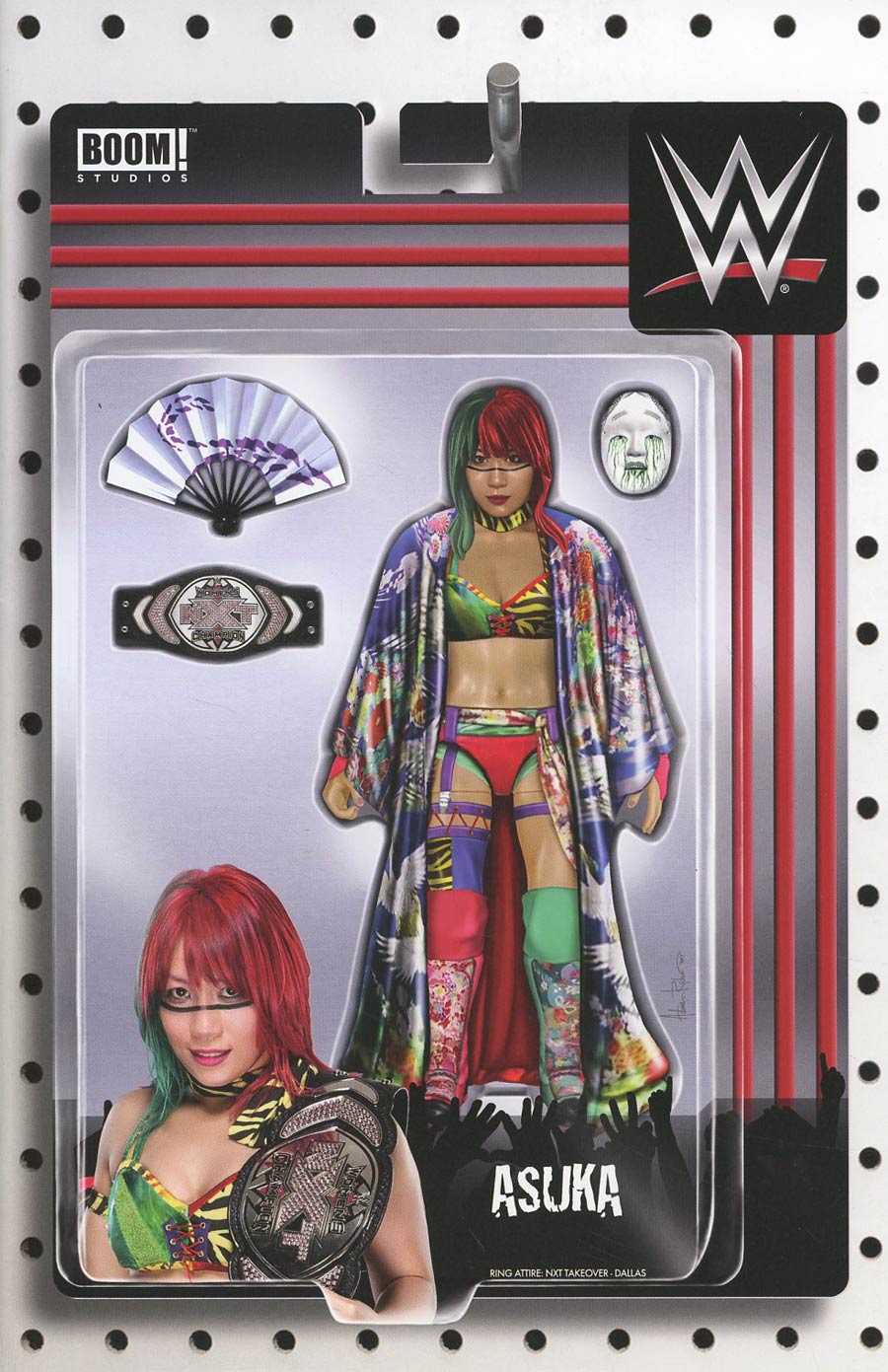 WWE #5 Cover B Variant Adam Riches Action Figure Cover