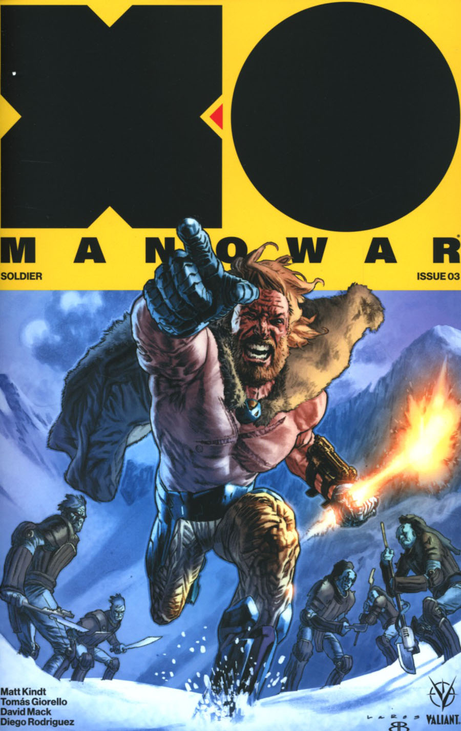 X-O Manowar Vol 4 #3 Cover A Regular Lewis Larosa Cover