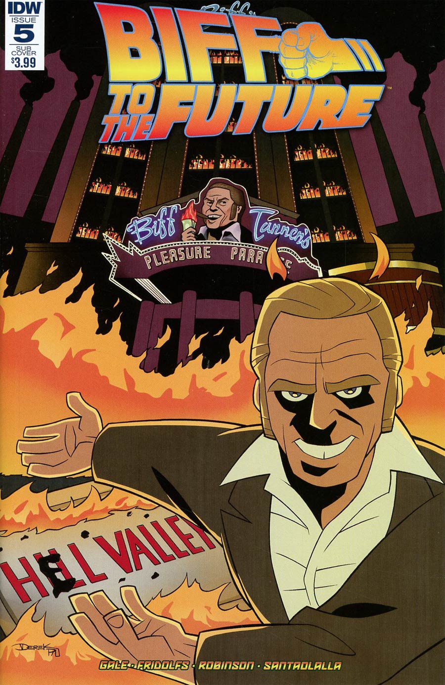 Back To The Future Biff To The Future #5 Cover B Variant Derek Fridolfs Subscription Cover