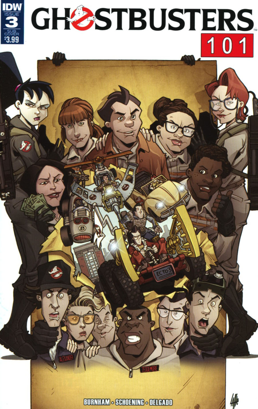 Ghostbusters 101 #3 Cover B Variant Tim Lattie Subscription Cover