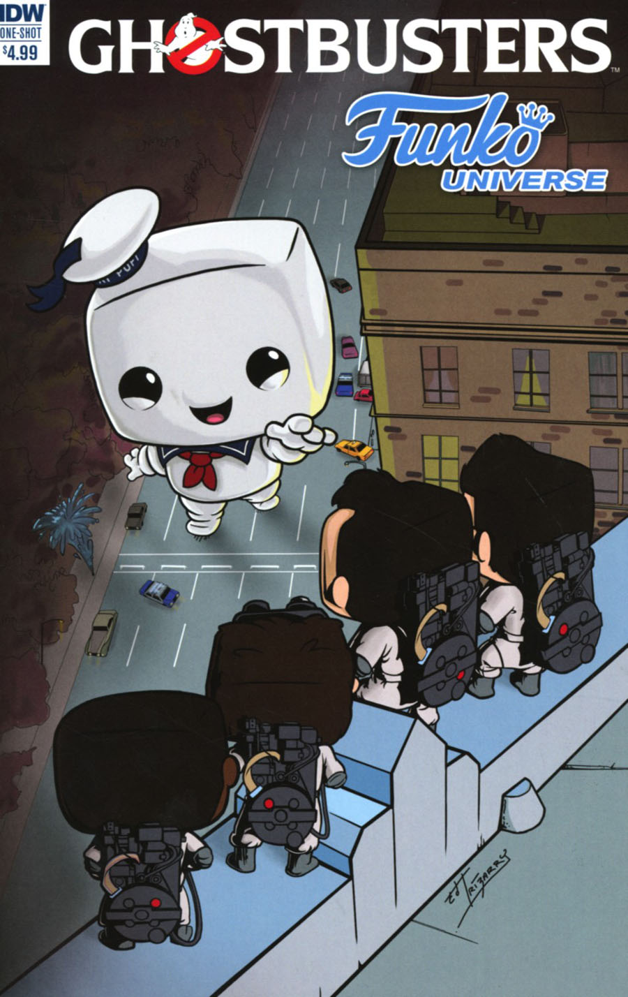 Ghostbusters Funko Universe Cover A Regular Eddie Irizarry Cover