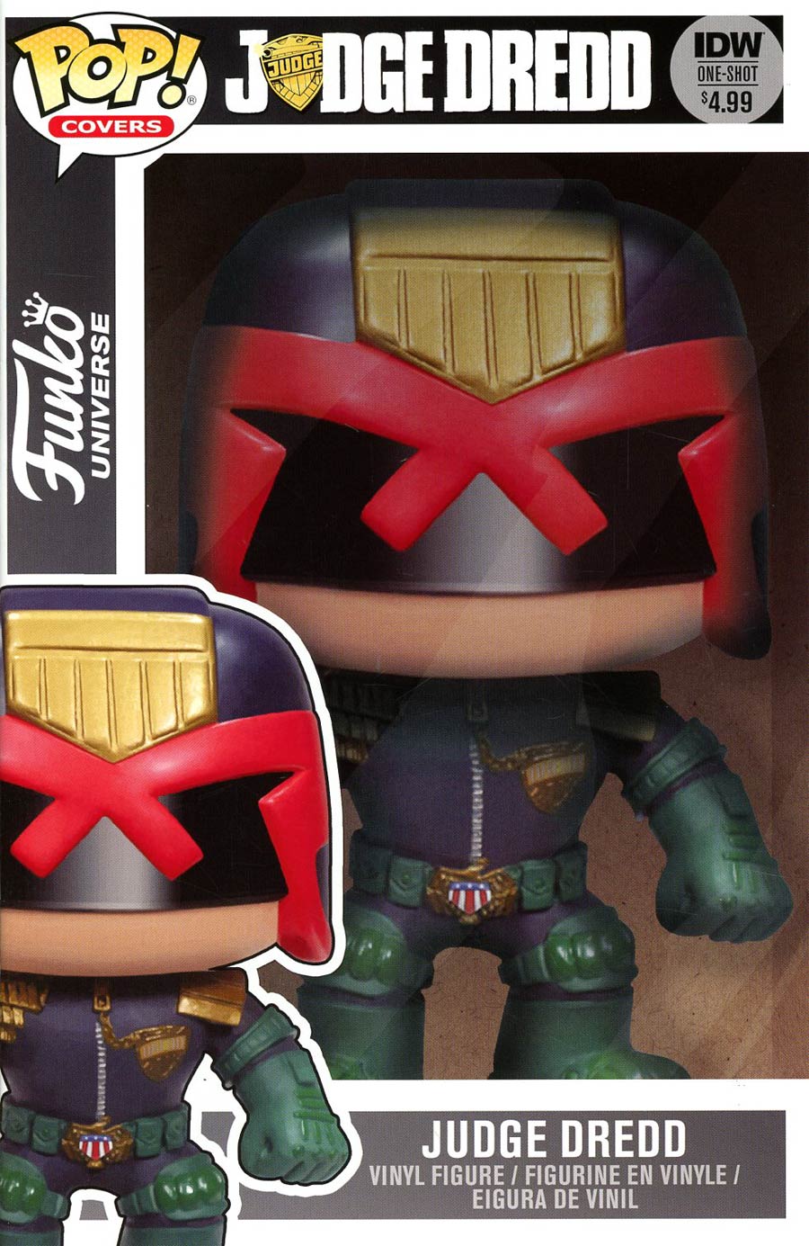 Judge Dredd Funko Universe Cover B Variant Funko Toy Subscription Cover