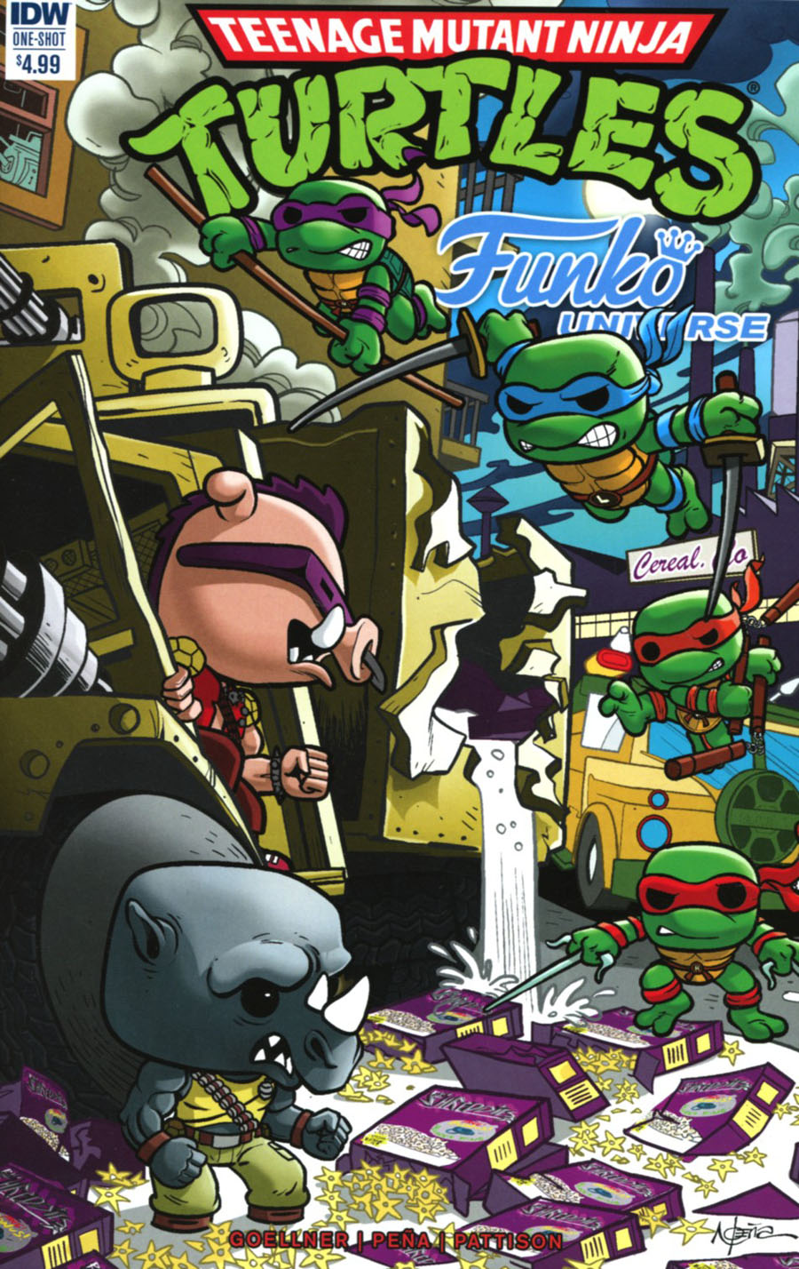 Teenage Mutant Ninja Turtles Funko Universe Cover A Regular Nico Pena Cover