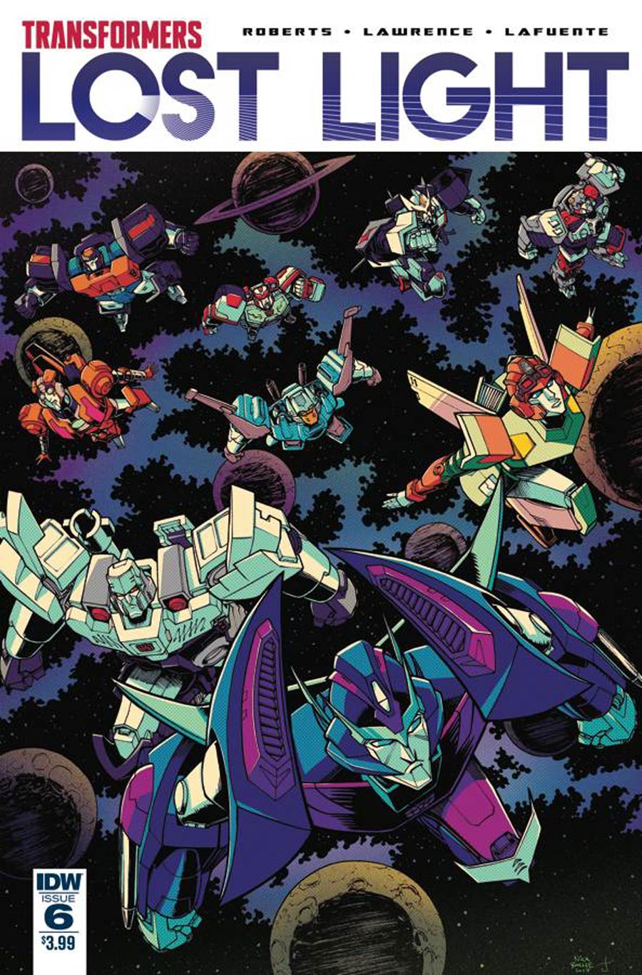 Transformers Lost Light #6 Cover B Variant Nick Roche Subscription Cover