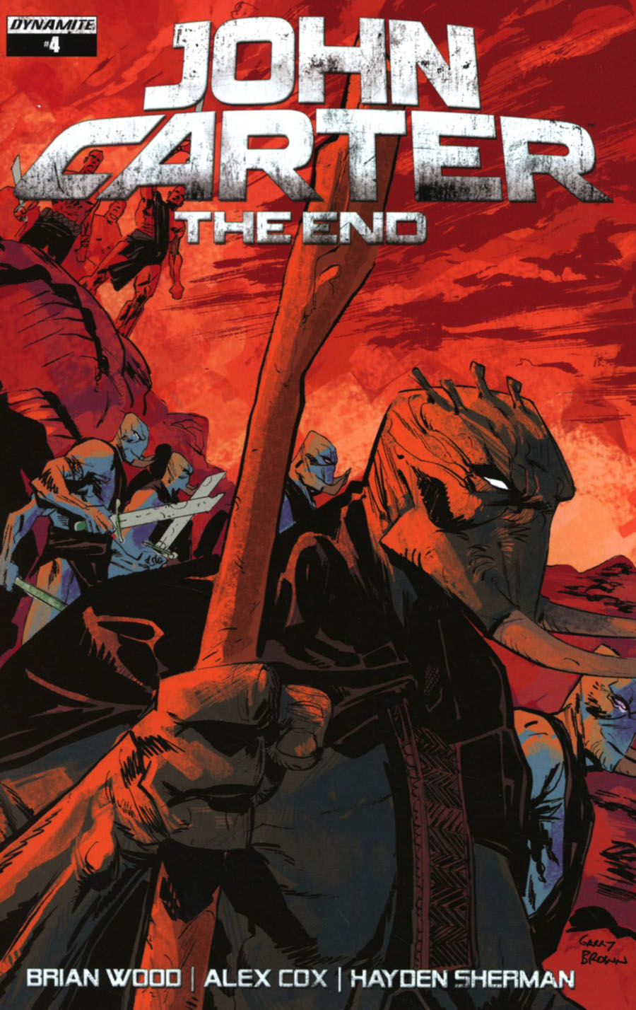 John Carter The End #4 Cover A Regular Garry Brown Cover