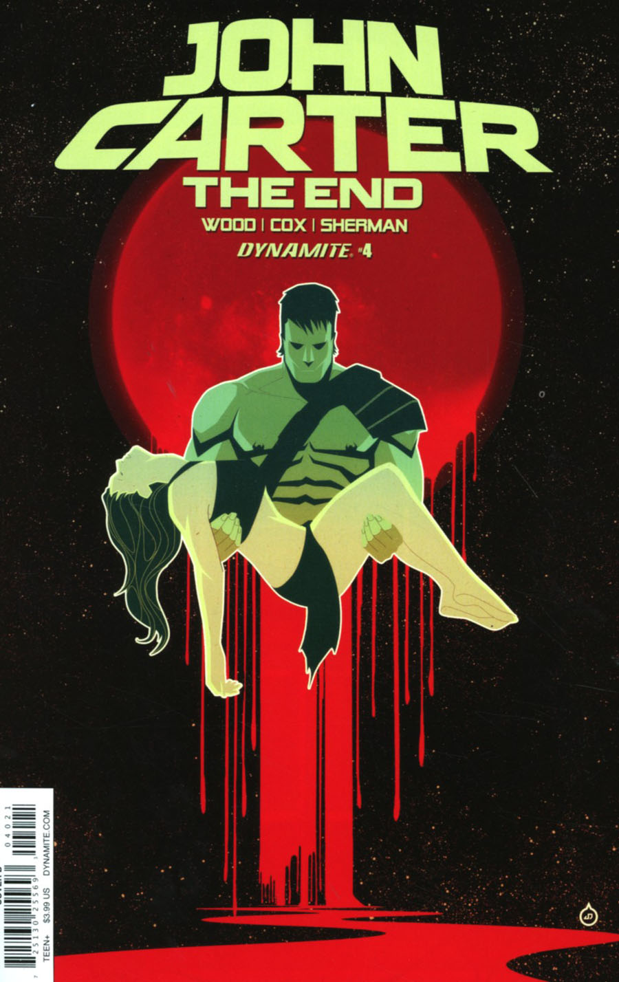 John Carter The End #4 Cover B Variant Juan Doe Cover