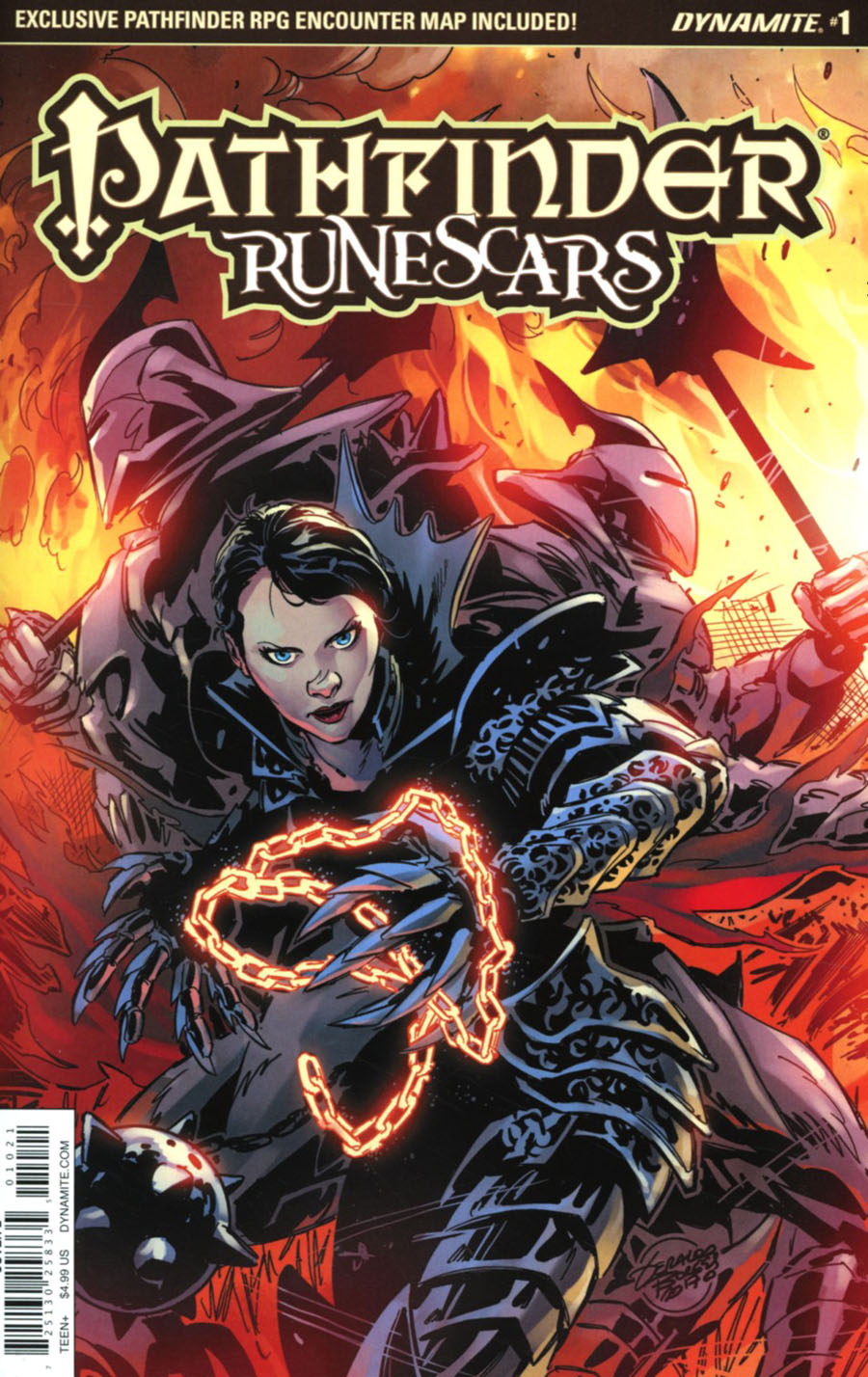 Pathfinder Runescars #1 Cover B Variant Geraldo Borges Cover