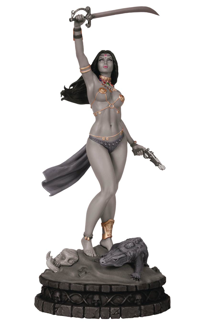 Women Of Dynamite Dejah Thoris Black & White Diamond Eye Statue