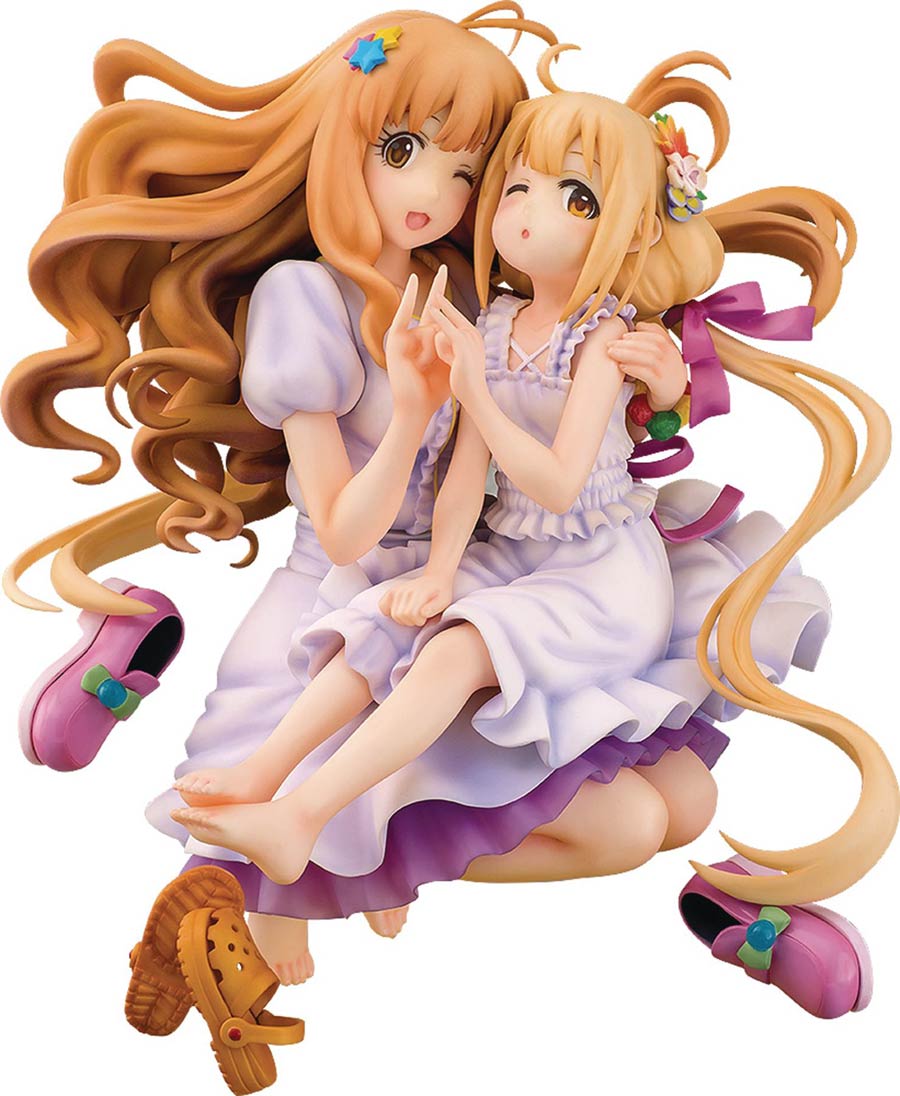 Idolmaster Cinderella Girls Kirari Moroboshi & Anzu Futaba 1/8 Scale PVC Figure