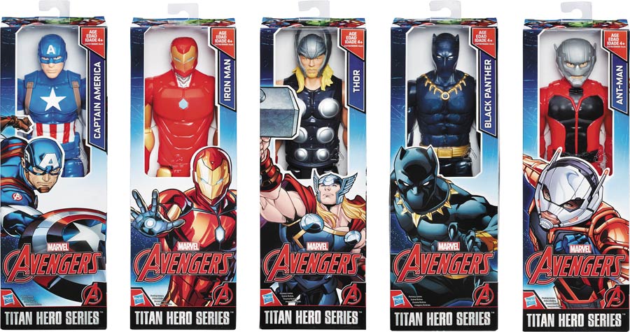 Avengers Titan Hero 12-Inch Action Figure Assortment Case 201701