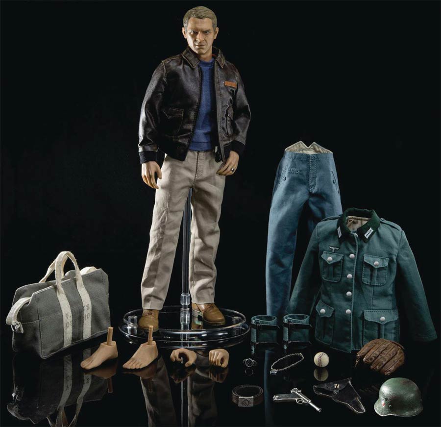 Great Escape Steve McQueen Deluxe Edition 1/6 Scale Action Figure