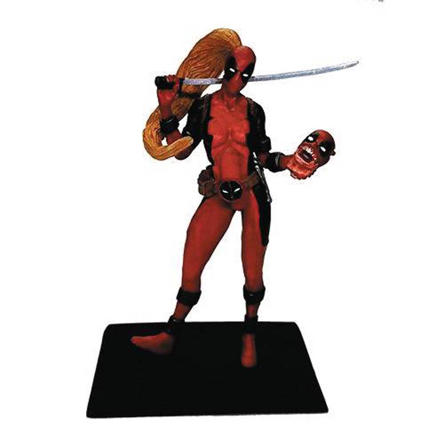 Deadpool Metal Miniature Figure - Lady Deadpool