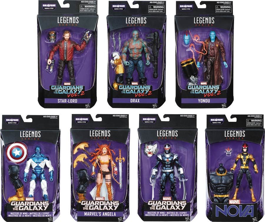 Guardians Of The Galaxy Vol 2 Legends 6-Inch Action Figure Assortment Case 201701