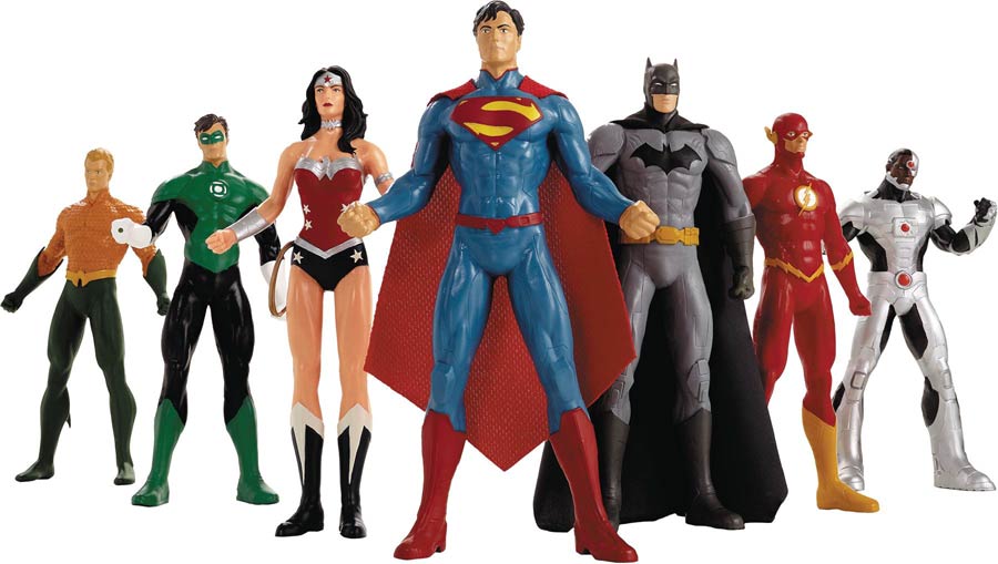 Justice League New 52 8-inch 7-Piece Set Bendable Figure