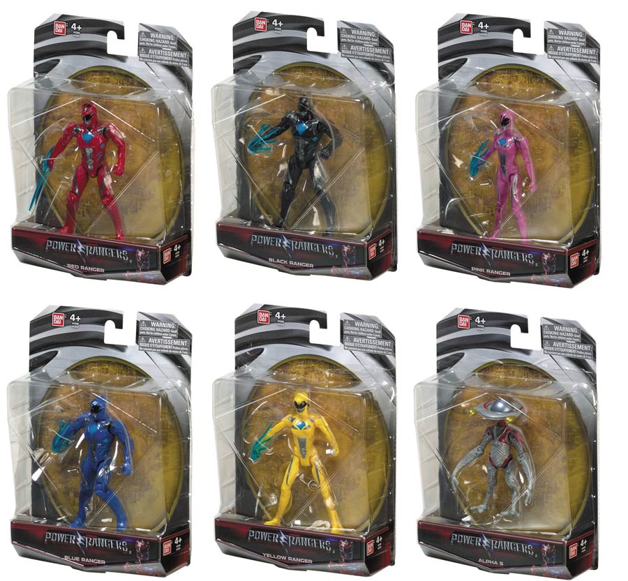 Power Rangers Movie 5-Inch Action Figure Assortment Case