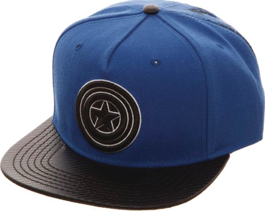 Marvel Captain America Carbon Fiber Snapback Hat