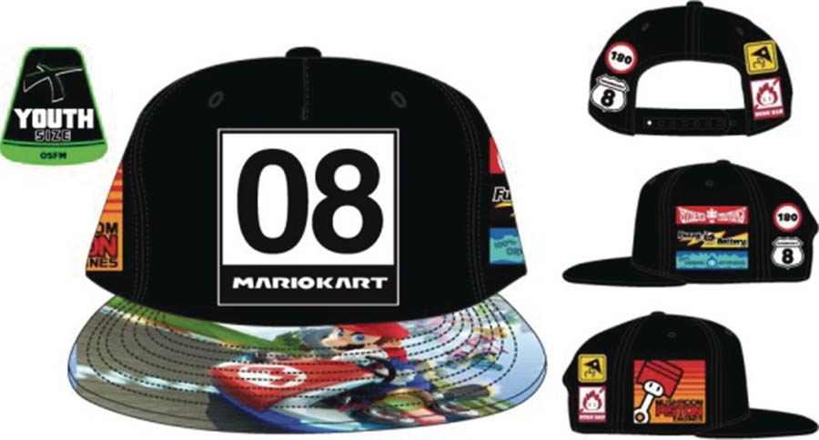 Nintendo Super Mario Kart Youth Snapback Hat