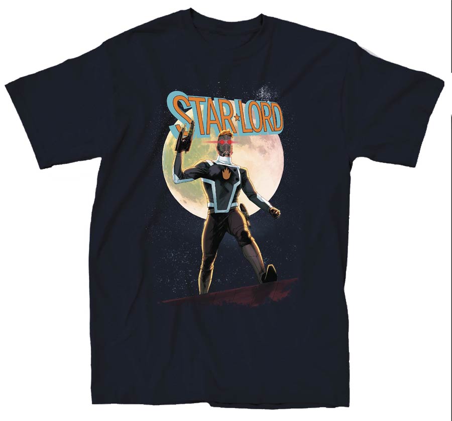 Marvel Star-Lord Vol 3 #2 Navy T-Shirt Large
