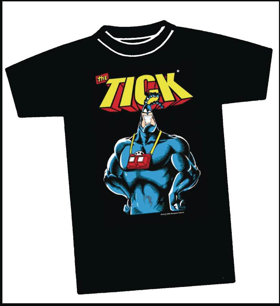 Tick Classic Pose Black T-Shirt Large