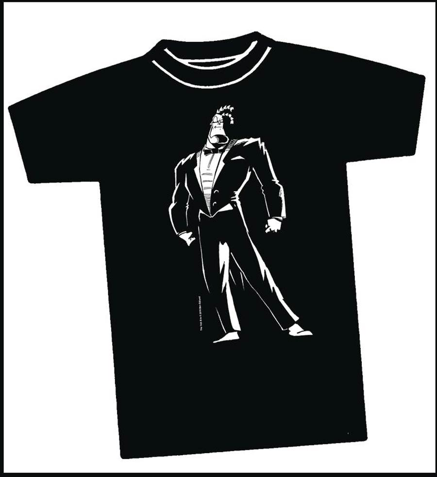 Tick Tuxedo Black T-Shirt Large