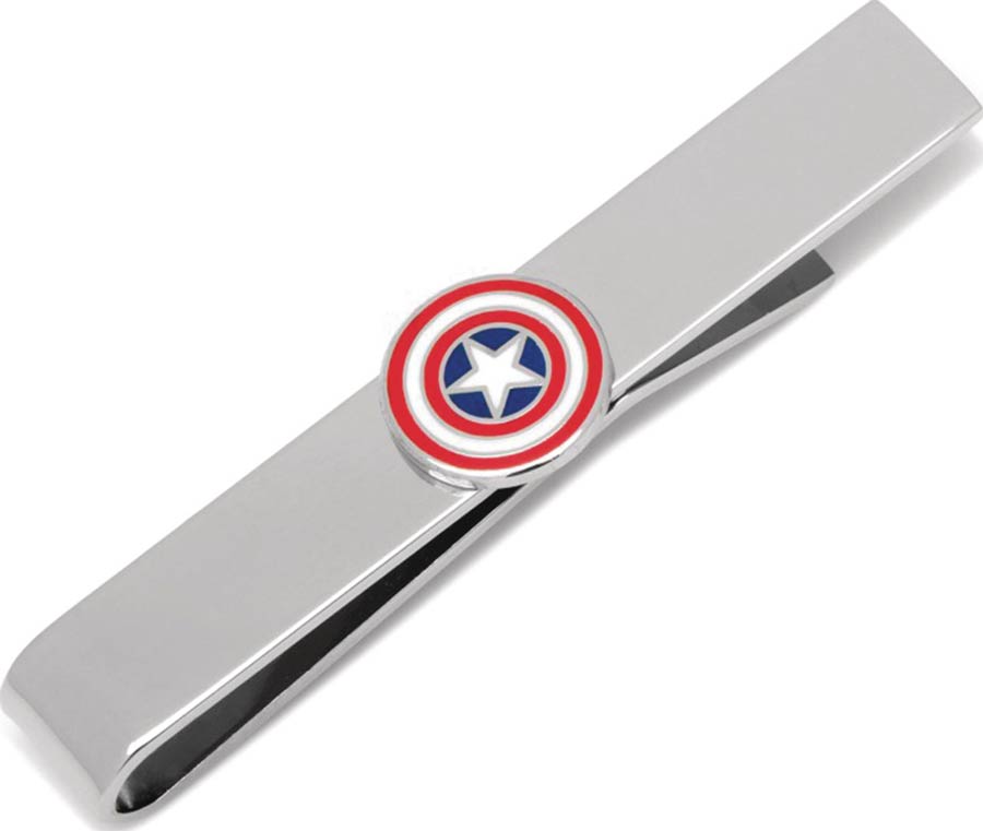 Marvel Tie Bar - Captain America Shield