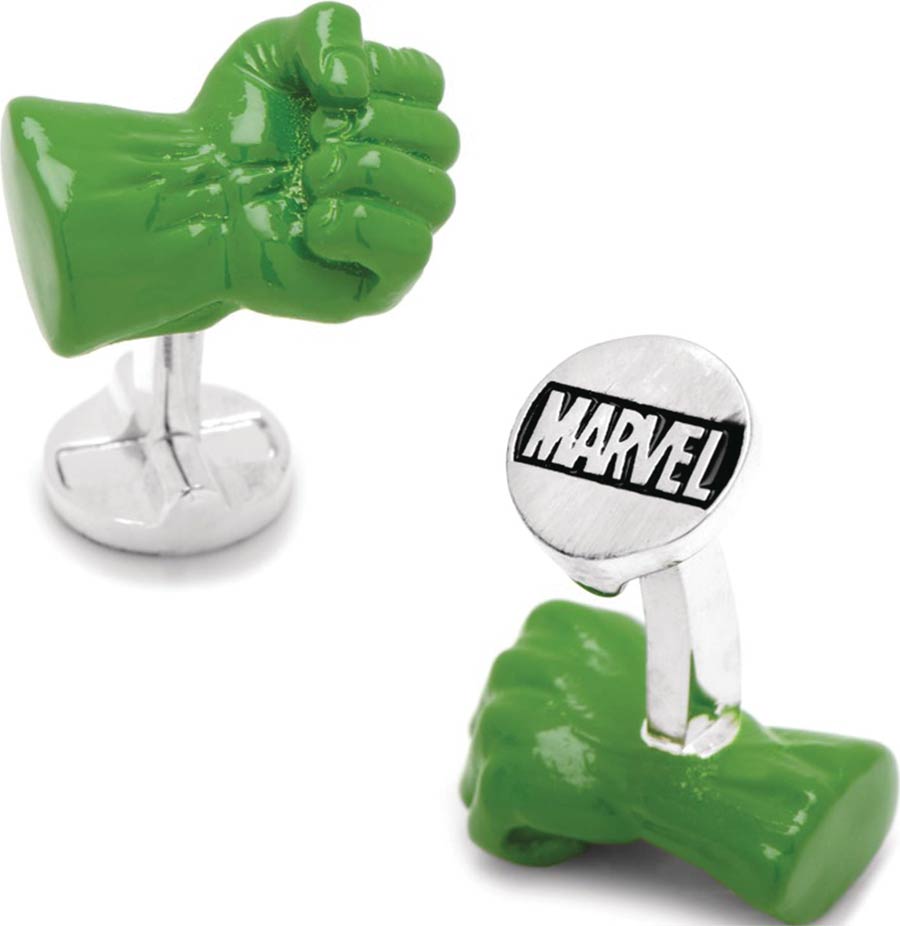Marvel 3D Cufflinks - Hulk Fist