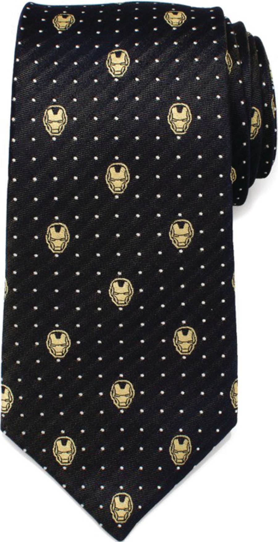 Marvel Neck Tie - Iron Man Gray Dot