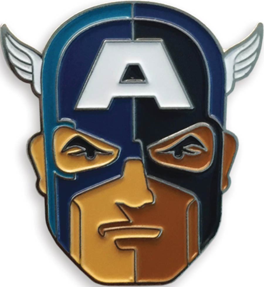 Mondo x Marvel Comics Enamel Pin - Captain America