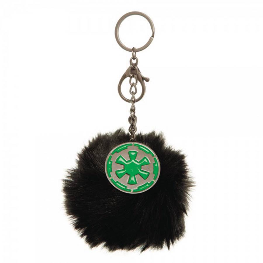 Star Wars Rogue One Furry Pom Pom Keychain Charm - Empire