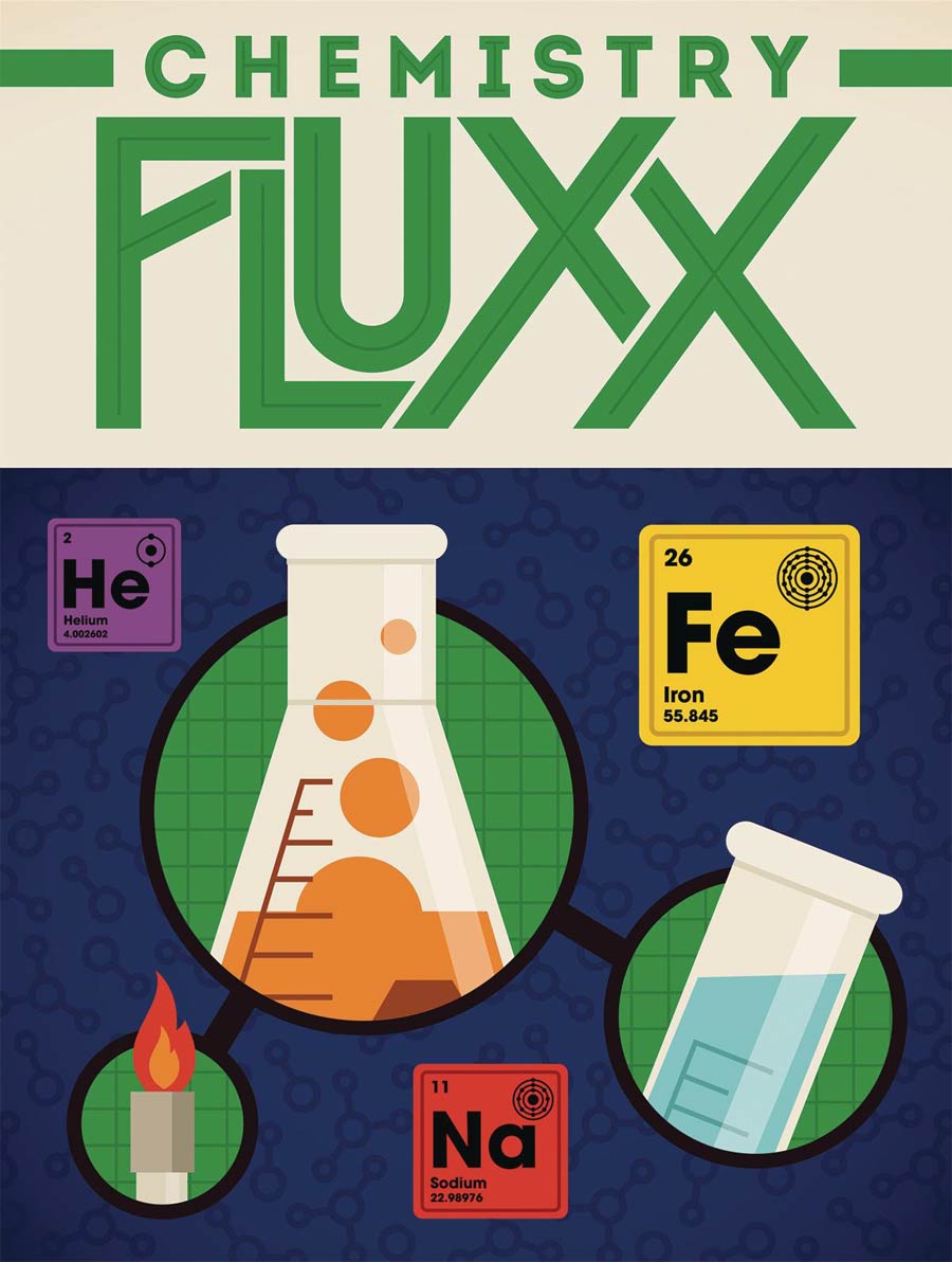 Chemistry Fluxx Card Game 6-Count Display