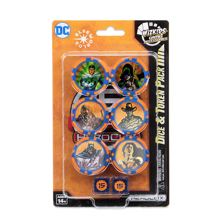 DC HeroClix 15th Anniversary Elseworlds Dice And Token Pack