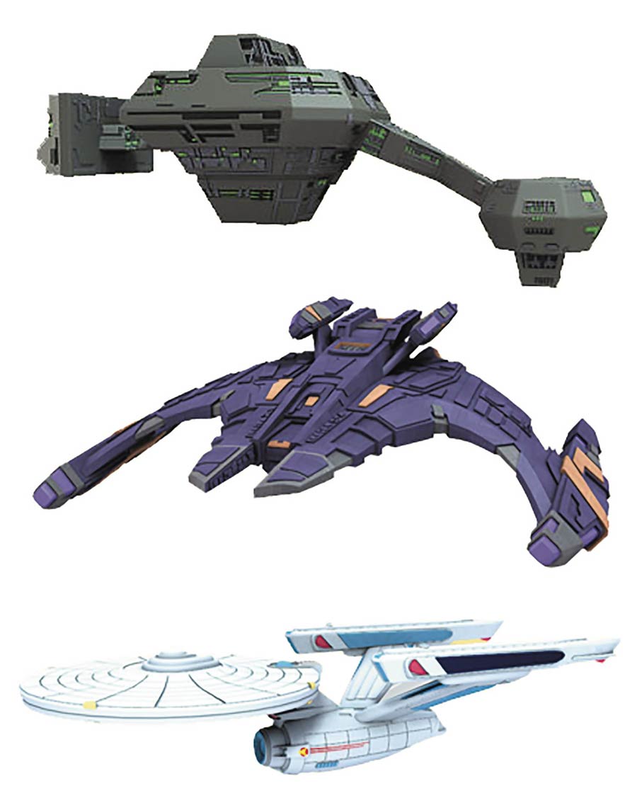 Star Trek Attack Wing Dominion Battle Cruiser Repaint Miniature