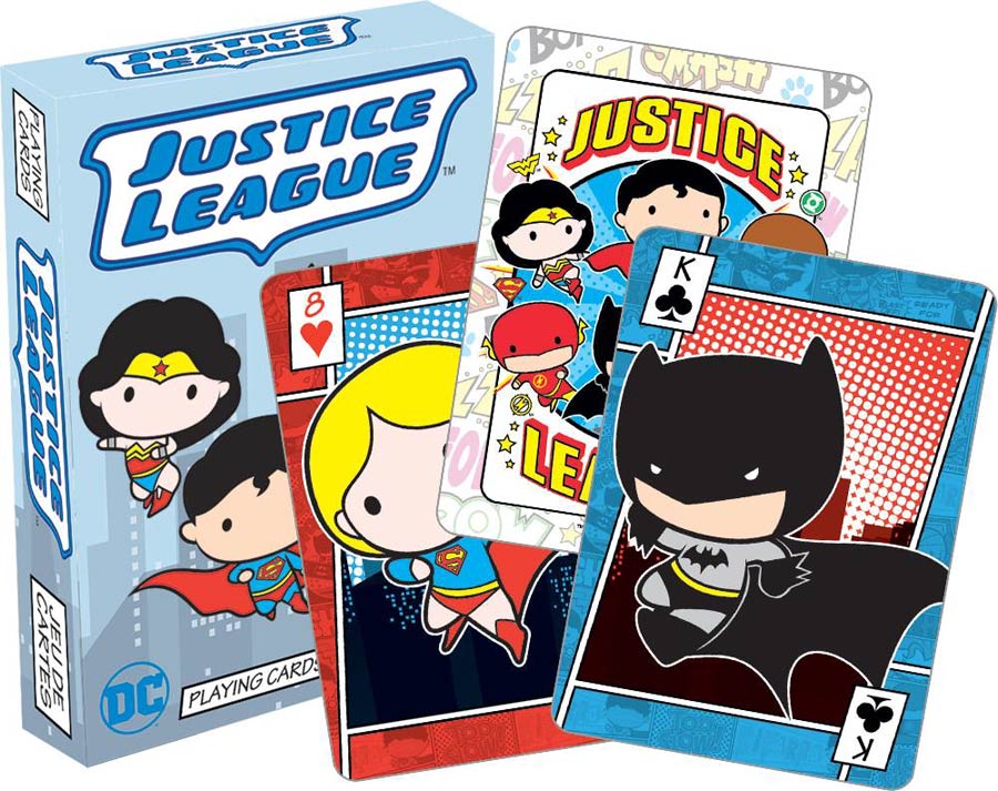 Justice League Chibi Playing Cards