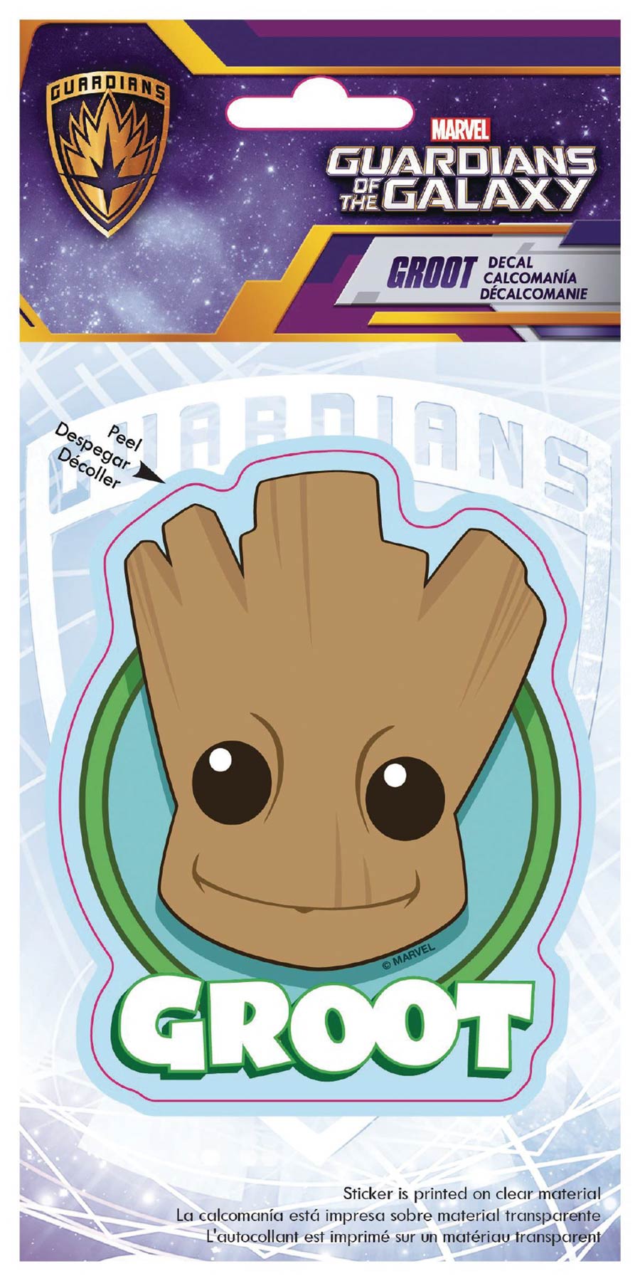Guardians Of The Galaxy Vol 2 Decal - Groot Cute Head