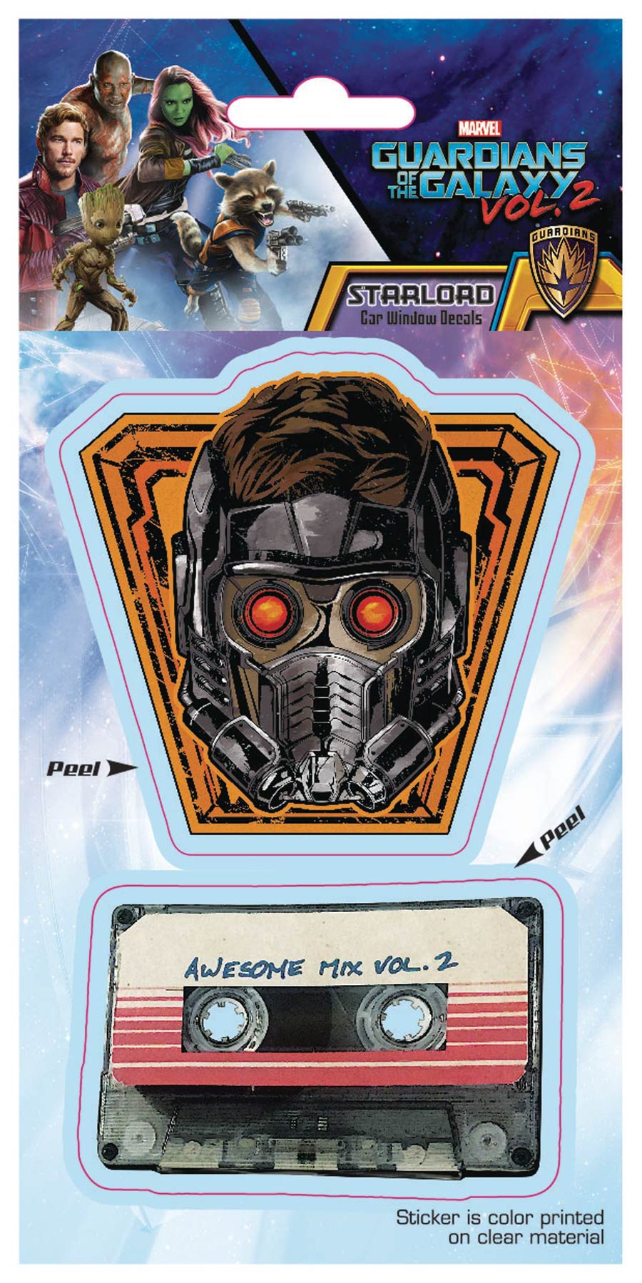 Guardians Of The Galaxy Vol 2 Decal - Star-Lord With Tape