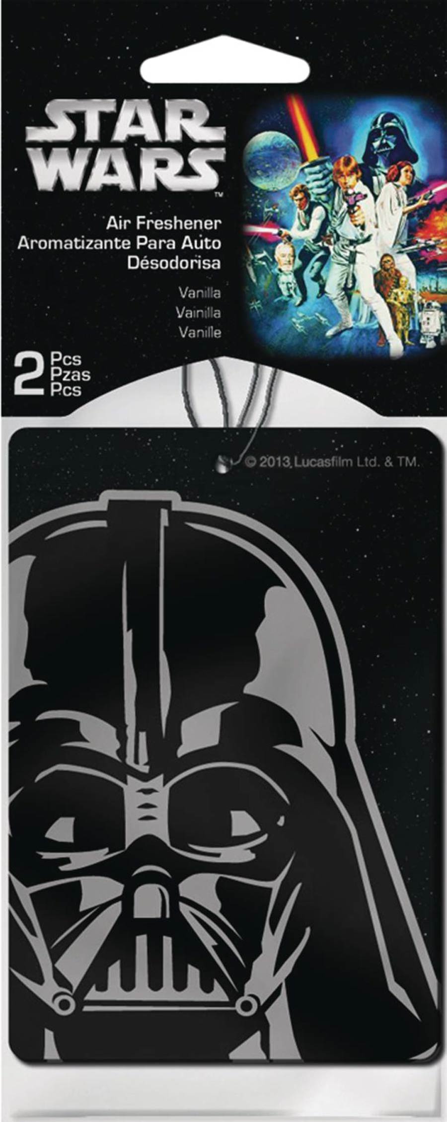 Star Wars Vanilla-Scented Air Freshener 2-Pack Darth Vader 24-Piece Bag