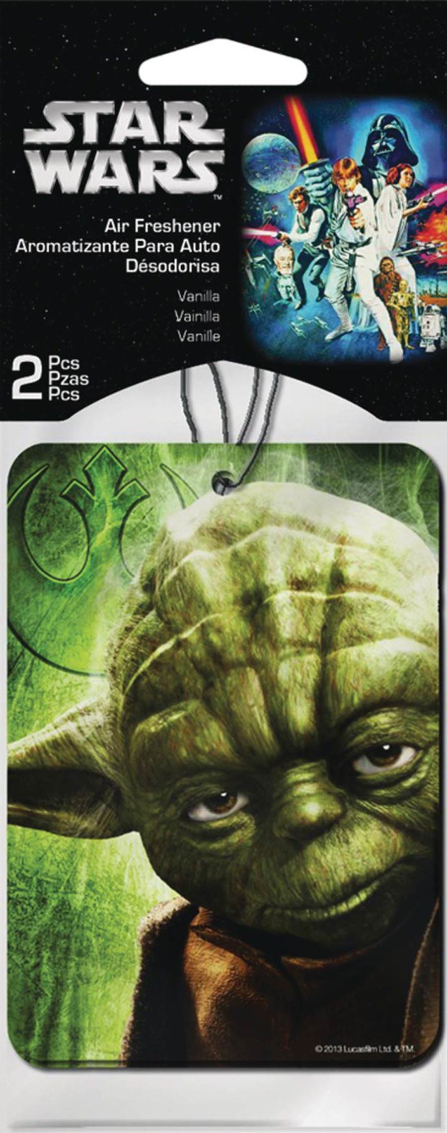 Star Wars Vanilla-Scented Air Freshener 2-Pack Yoda 24-Piece Bag