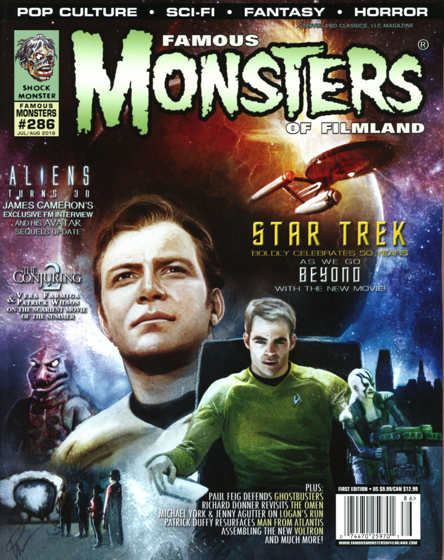 Famous Monsters Of Filmland #286 Variant Star Trek Cover