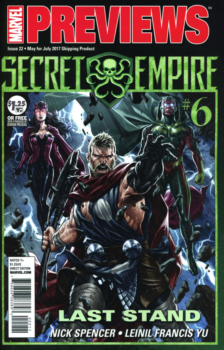 Marvel Previews Vol 3 #22 May 2017