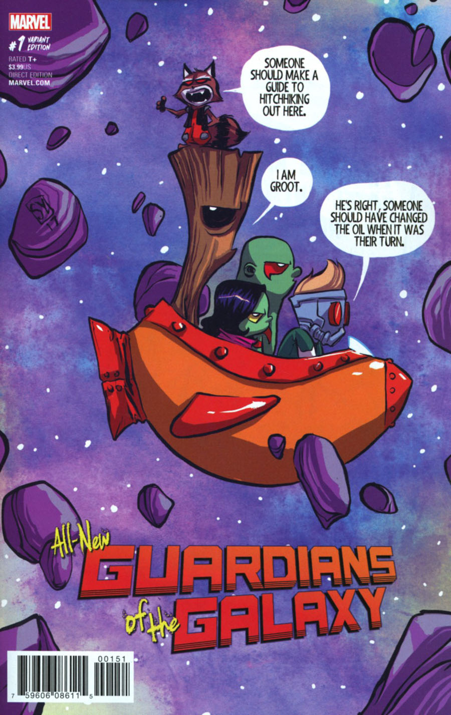 All-New Guardians Of The Galaxy #1 Cover D Variant Skottie Young Baby Cover