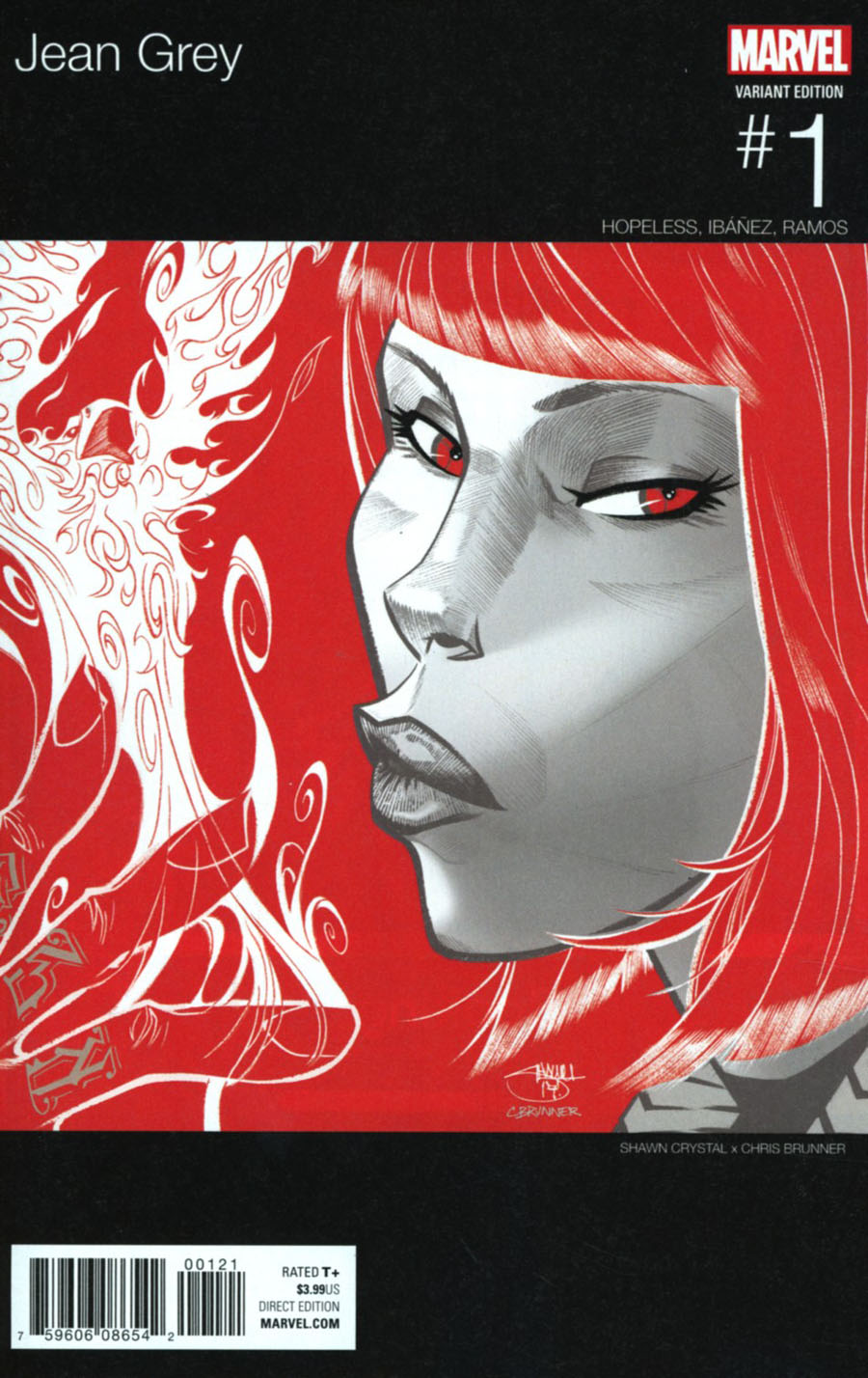 Jean Grey #1 Cover B Variant Shawn Crystal Marvel Hip-Hop Cover (Resurrxion Tie-In)