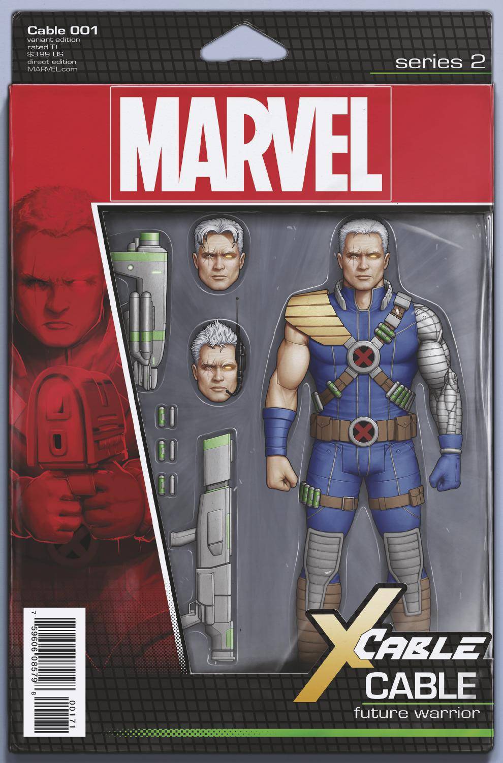 Cable Vol 3 #1 Cover C Variant John Tyler Christopher Action Figure Cover (Resurrxion Tie-In)