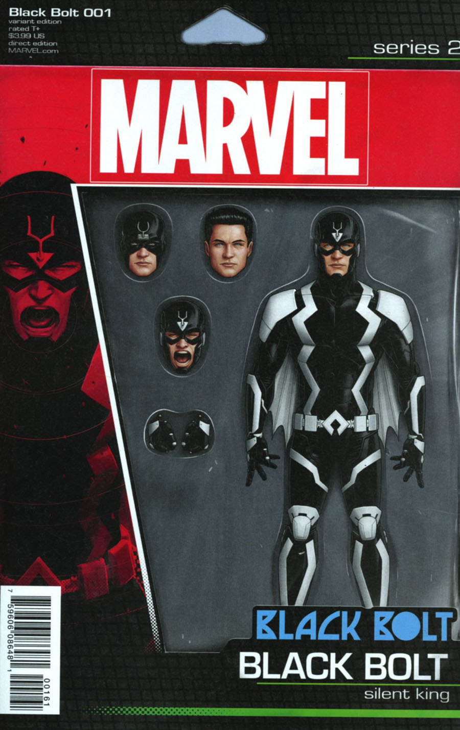 Black Bolt #1 Cover C Variant John Tyler Christopher Action Figure Cover