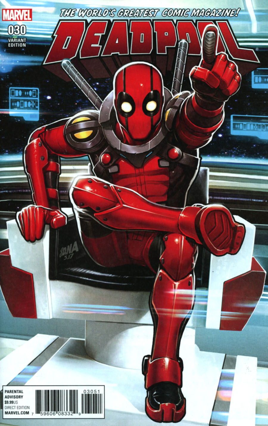 Deadpool Vol 5 #30 Cover C Variant David Nakayama Cover