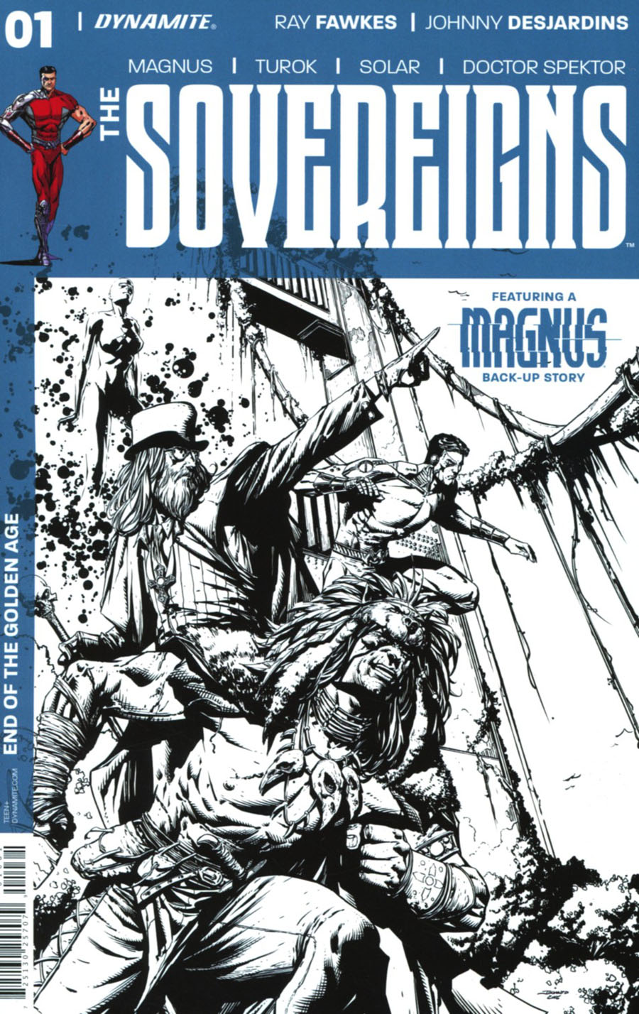 Sovereigns #1 Cover F Incentive Johnny Desjardins Black & White Cover