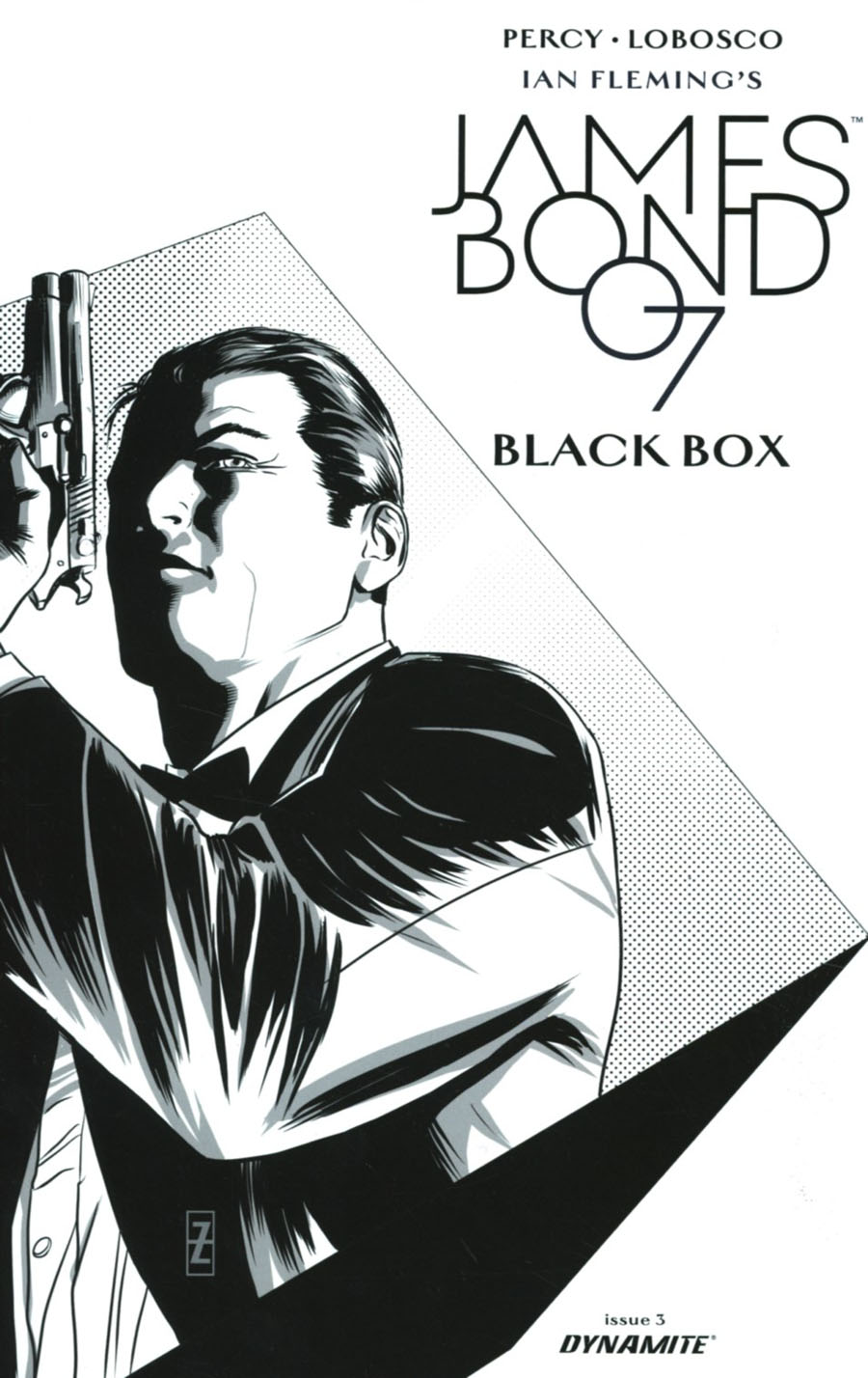 James Bond Vol 2 #3 Cover E Incentive Patrick Zircher Black & White Cover